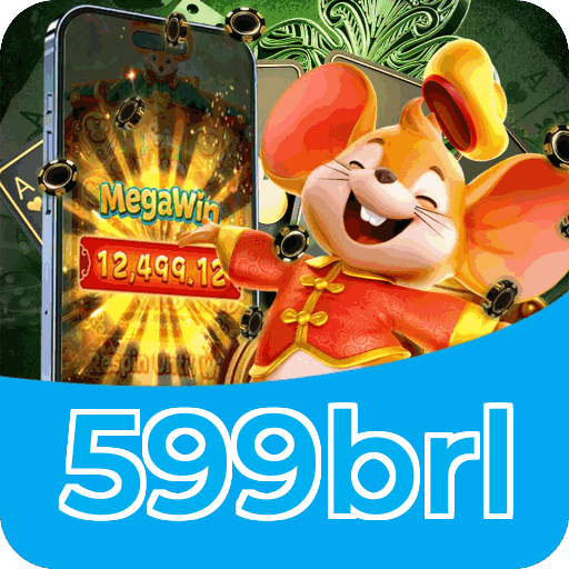 Números do app 599brl em material de marketing — ilustração, não auditoria
